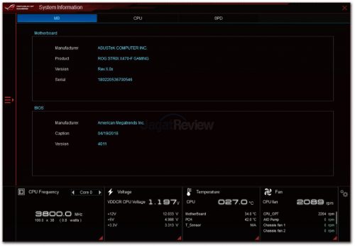 Hands-On Motherboard ASUS ROG STRIX X470-F Gaming 29 System Informations