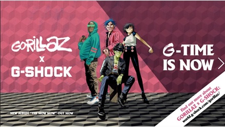Direct Release: Kolaborasi Eksklusif G-SHOCK dan Gorillaz 1 G Shock Gorillaz