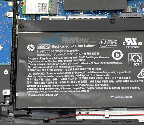 Review Omen by HP 15-dc0036TX: Laptop Gaming Layar IPS 144 Hz Murah 34 HP Omen 15 dc0036tx Battery