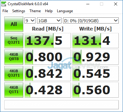 HP Omen 15 dc0036tx Crystal Disk Mark 6 HDD