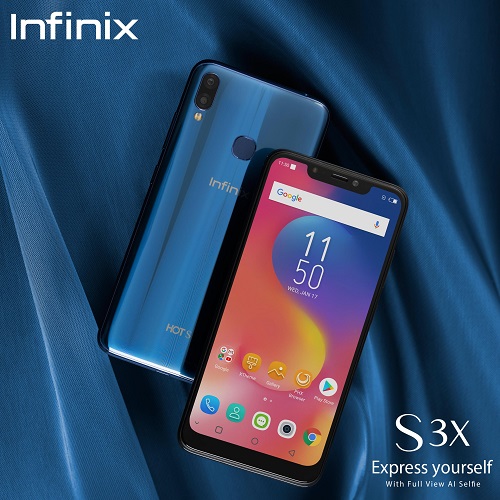 Infinix HOT S3X Aqua Blue