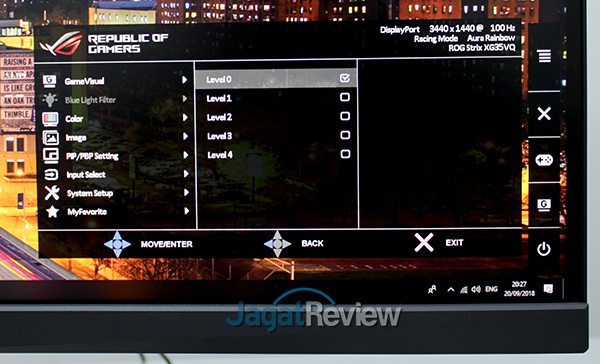 Hands-On Review Monitor: ASUS ROG STRIX XG35VQ 2 02 Blue Lighter