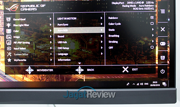 Hands-On Review Monitor: ASUS ROG STRIX XG35VQ 20 07 System Setup Aura RGBjpg