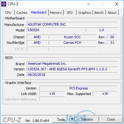 ASUS VivoBook 15 X505ZA CPUZ 02