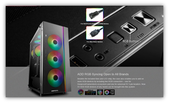 Direct Release: Deepcool Launches New MATREXX 55 Series PC Case 2 deepcool 02