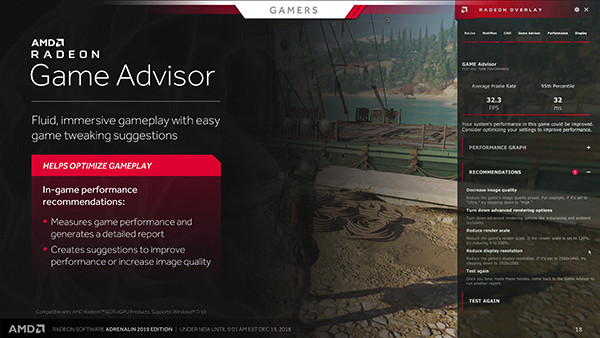 Mengulik Fitur Terbaru Driver AMD Radeon Software Adrenalin 2019 Edition 2 AMD RS Adrenalin 2019 Edition Game Advisor 02