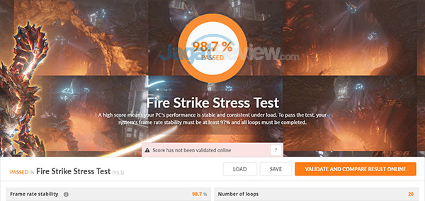 Acer Predator Helios 500 AMD 3DMark Fire Strike Stress Fan Auto CB