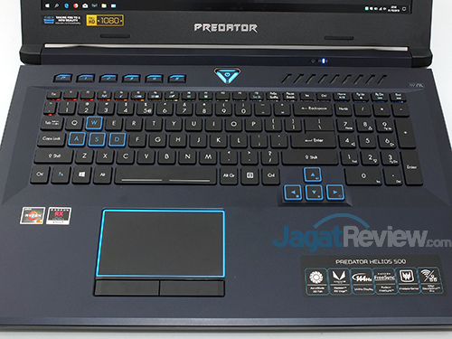 Acer Predator Helios 500 AMD Keyboard TouchPad