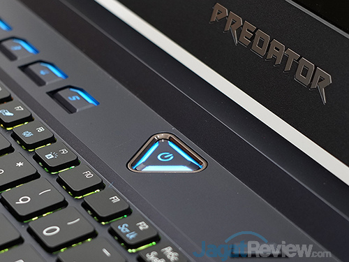 Acer Predator Helios 500 AMD Power Button