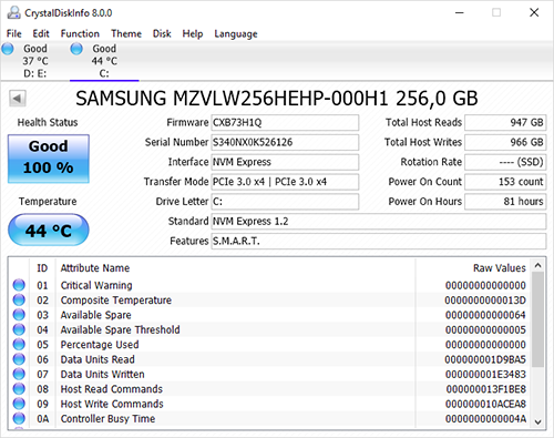 Omen by HP 15 dc0037tx Internal SSD