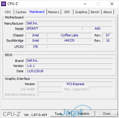 Review Laptop Gaming: Dell G7 15 7588 (GTX 1060) 3 Dell G7 15 7588 CPUZ 02