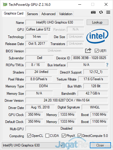 Dell G7 15 7588 GPUZ 02