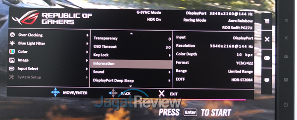 Hands-On Review Monitor: ASUS ROG SWIFT PG27UQ 3 144Hz