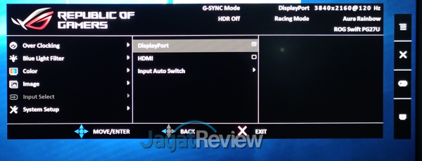 Hands-On Review Monitor: ASUS ROG SWIFT PG27UQ 8 Input