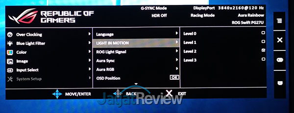 Hands-On Review Monitor: ASUS ROG SWIFT PG27UQ 10 System Setup Light in Motion