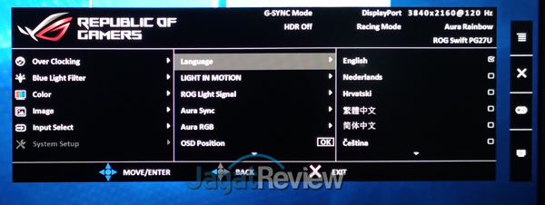 Hands-On Review Monitor: ASUS ROG SWIFT PG27UQ 9 System Setup