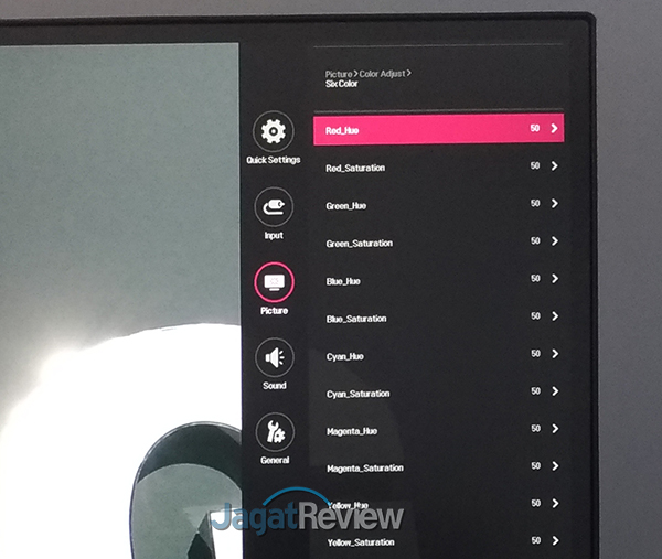 006 Picture Color Adjust Six Color