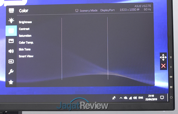Hands-On Review Monitor: ASUS VG278QR 9 007 Menu Color