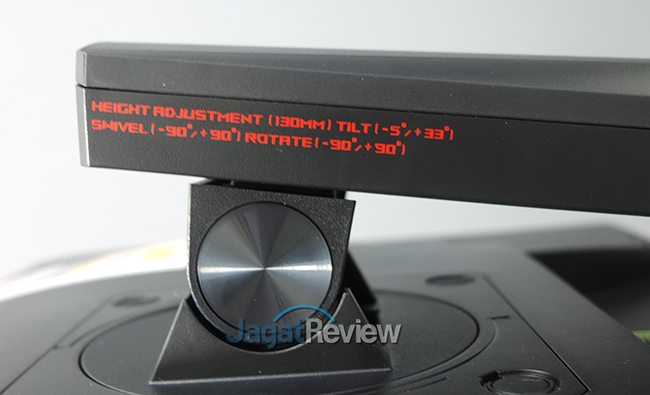 Hands-On Review Monitor: ASUS VG278QR 9 014 Ergonomic desain