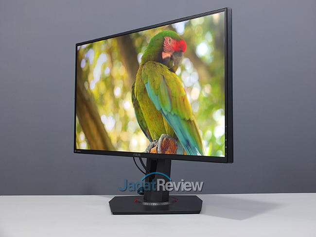 Hands-On Review Monitor: ASUS VG278QR 3 020 Tampilang samping VG278QR