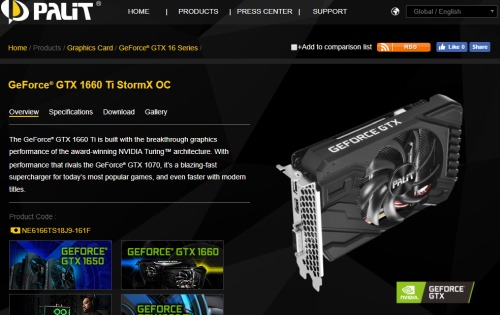 Карта 1660 ti