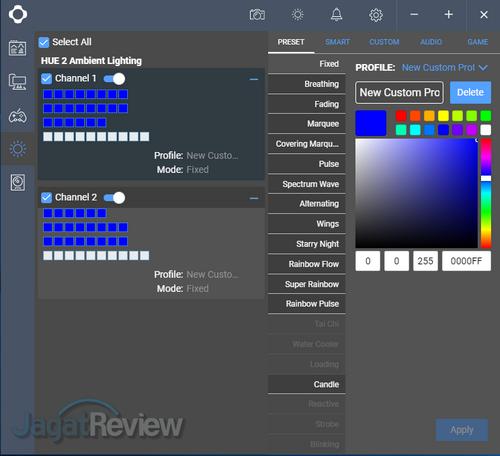 Hands-On Review NZXT HUE2 Ambient RGB Lighting Kit 6 NZXT CAM 01