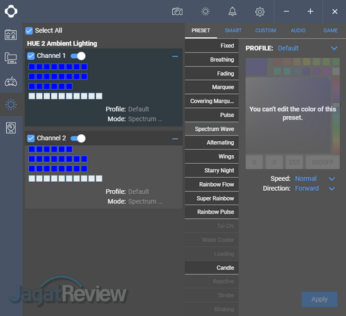 Hands-On Review NZXT HUE2 Ambient RGB Lighting Kit 10 NZXT CAM 03
