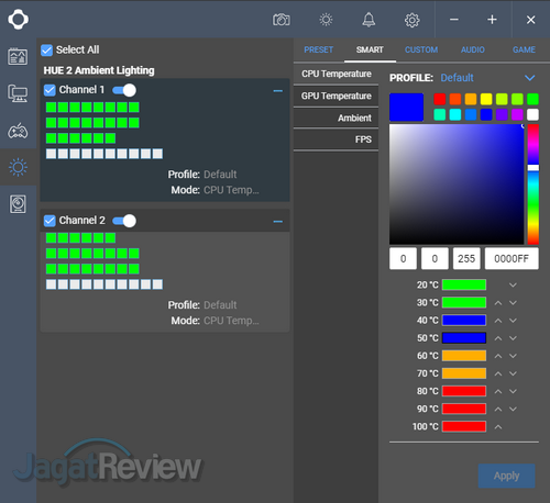 Hands-On Review NZXT HUE2 Ambient RGB Lighting Kit 16 NZXT CAM 04