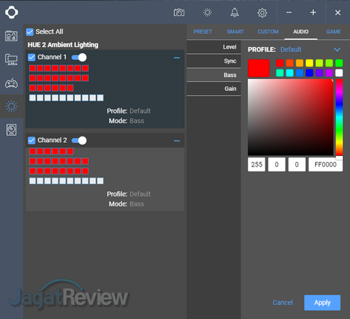 Hands-On Review NZXT HUE2 Ambient RGB Lighting Kit 13 NZXT CAM 06
