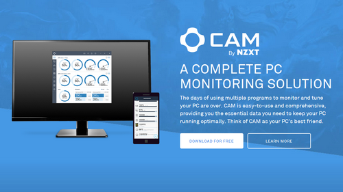 Hands-On Review NZXT HUE2 Ambient RGB Lighting Kit 5 Screenshot 2019 04 12 CAM Free PC Monitoring Software NZXT