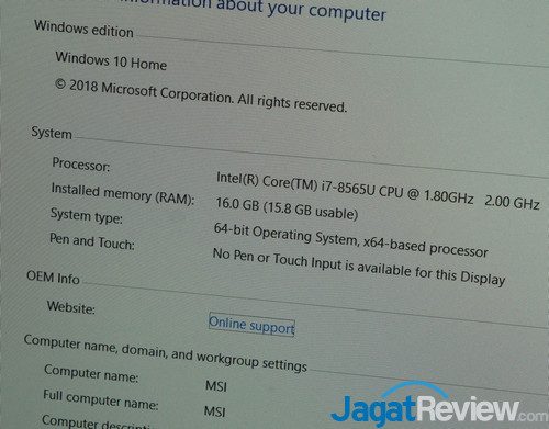 Computex 2019: MSI Notebook 11 MSIComputex2019 NB054