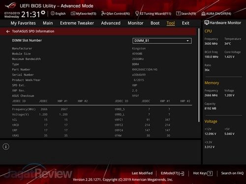 ASUS ROG Crosshair VIII Hero WiFi BIOS 07