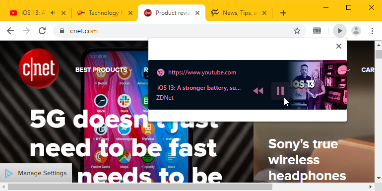Chrome Uji Coba Tombol Multimedia Global 1 chrome play pause button toolbar