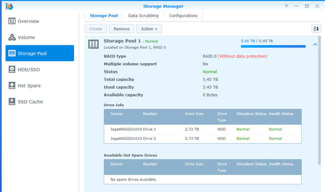 Review Storage: Synology DS1019+ 6 004 Cache