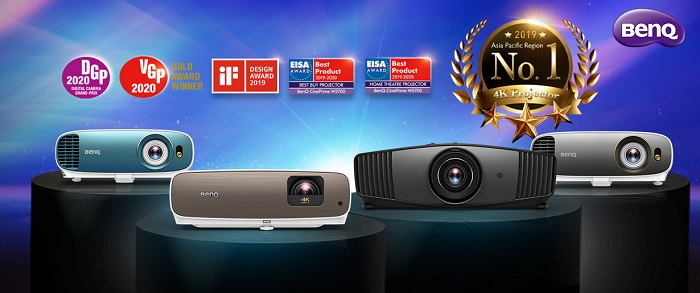 Rangkaian Proyektor 4K BenQ Raih 