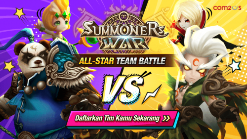 Direct Release: Com2uS membuka pendaftaran untuk para pemain bintang di Summoners War All-Star Team Battle 1 1