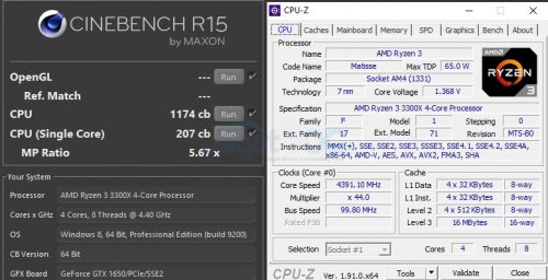 Performance Preview: Ryzen 3 3100 & Ryzen 3 3300X 35 OC CPU 3300X 4400s