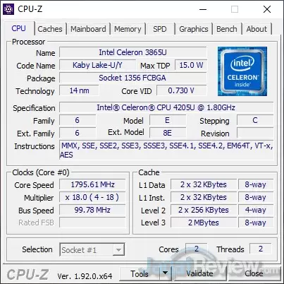 M90n Nano IoT CPUZ CPU