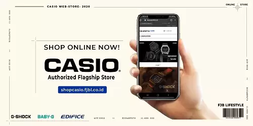 banner e commerce CASIO