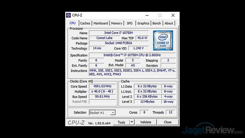 Review Lenovo Ideapad Gaming 3i: Dingin dan Kencang! 2 cpuz cpu 2