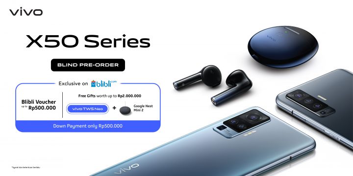 Pre-Order Vivo X50 Series Dibuka Hari Ini 2 Blind PO X50 Series