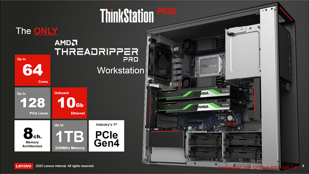 ThinkStation P620 Internal Details 01