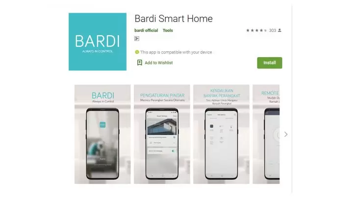 Bardi: Smart Home Bekerja Otomatis 5 App