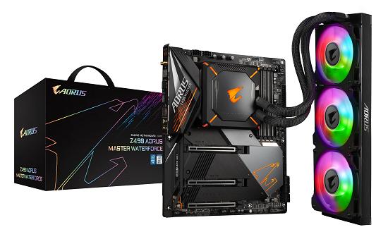 Direct Release: GIGABYTE Z490 Motherboards Gear VRM/CPU Liquid Cooling Solution 1 Z490 AORUS MASTER WATERFORCE