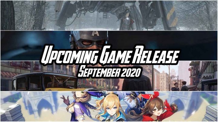Upcoming Game Release: September 2020 13 upcoming game release september 2020