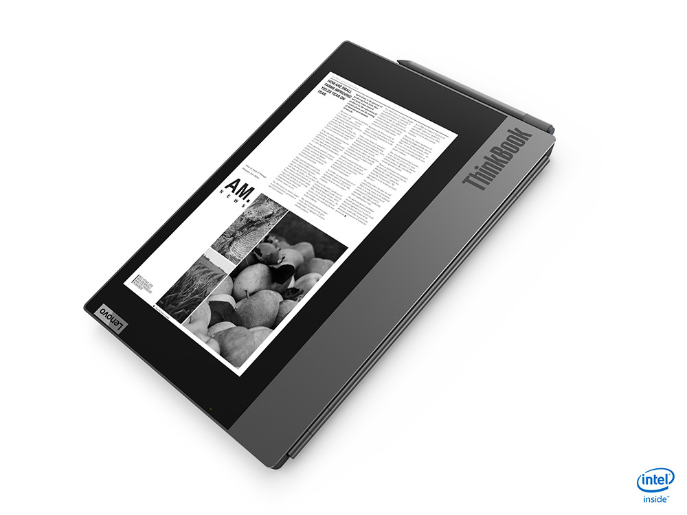 Lenovo Rilis Laptop ThinkBook Plus: Berikan Produktivitas Lebih dengan Dua Layar 6 05 Thinkbook Plus Closeup Standing