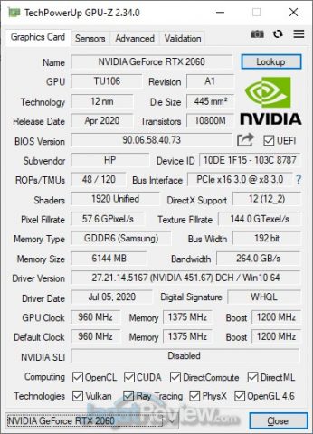 Review OMEN by HP 15 - 2020: Kencang Tapi Dingin! 8 gpuz gpu 1