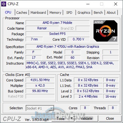 CPU CPUZ