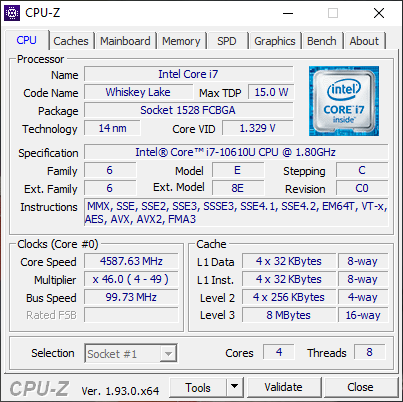 CPUZ CPU