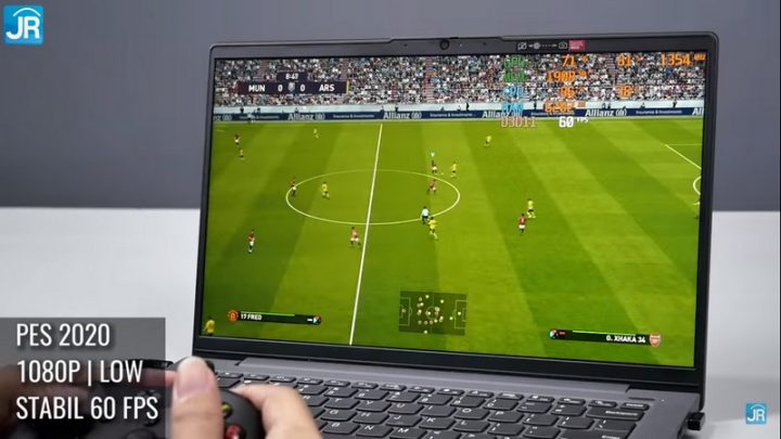 Review Lenovo IdeaPad Slim 5i: Tipis, Bisa Gaming dan Editing 10 PES 2020